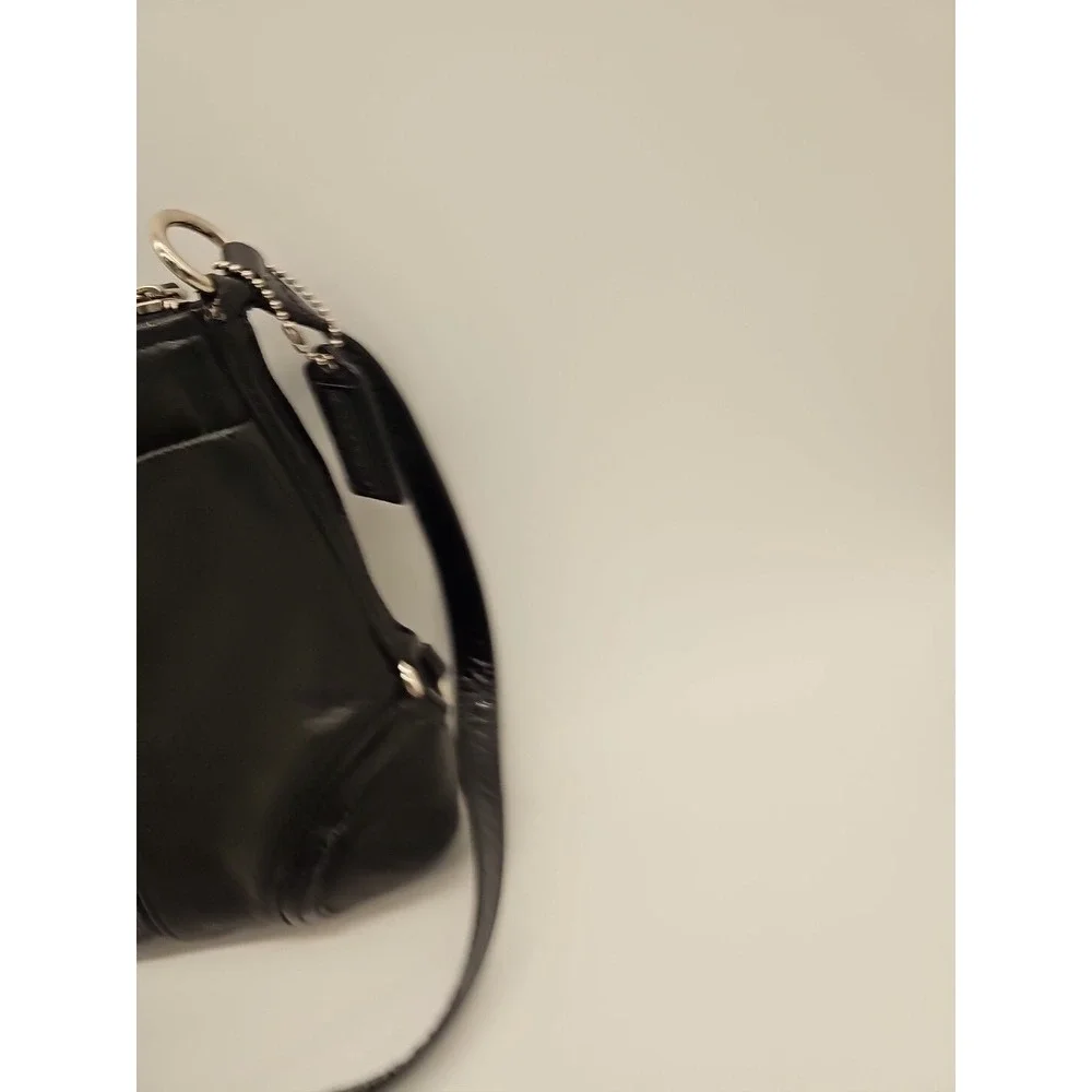 COACH 46913 CHELSEA LEATHER MINI SHOULDER BAG BLACK